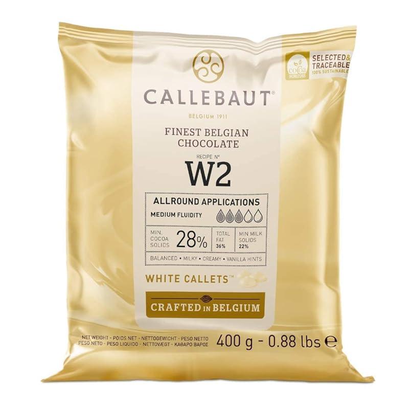 Mi opinión sobre el chocolate blanco Callebaut en gotas de 400g.