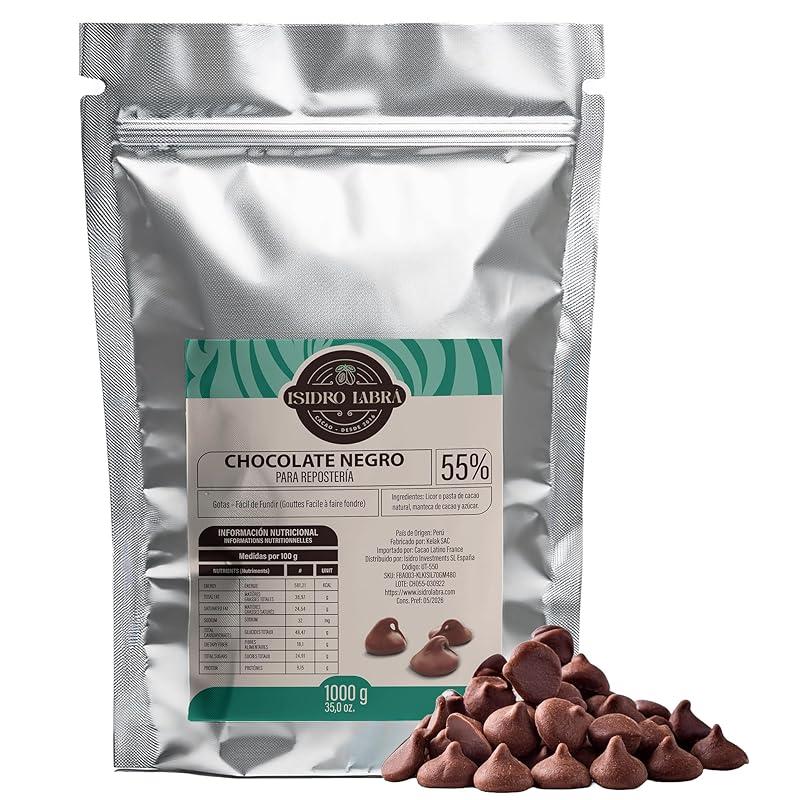Mi opinión sobre el chocolate negro Isidro Labra 55% para repostería.