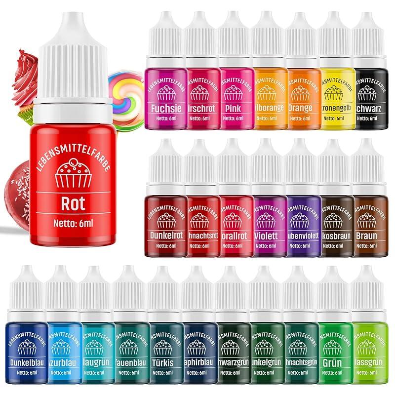 Mi experiencia con los colorantes alimentarios Waysroma de 26 colores.