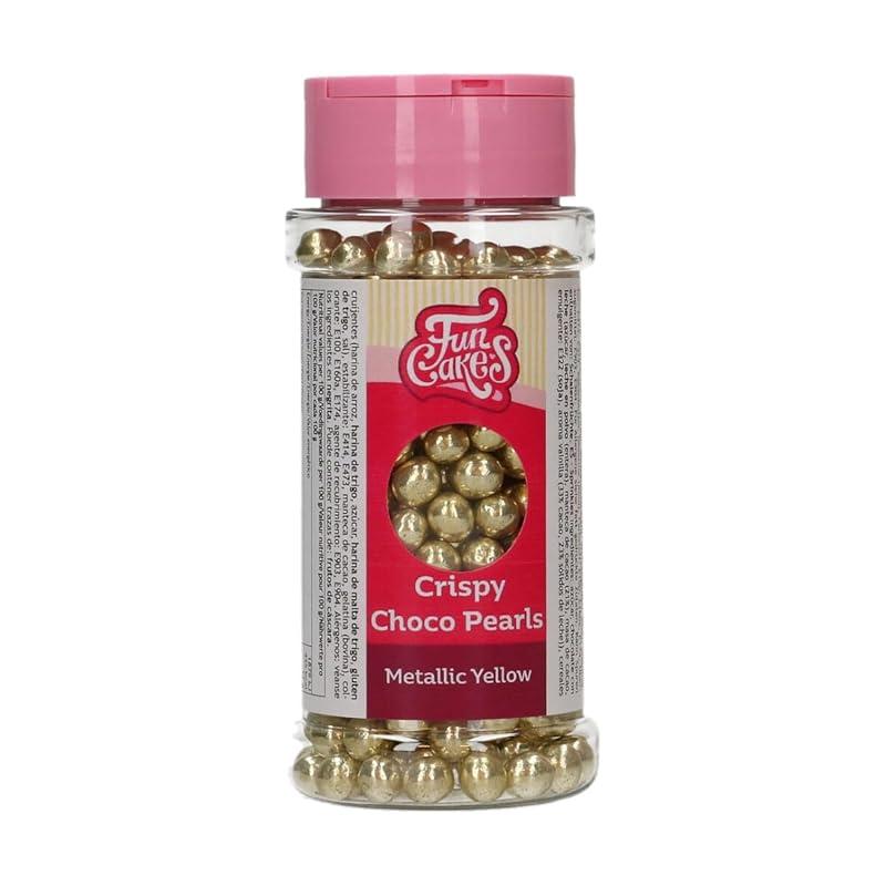 Mi opinión sobre las perlas de chocolate FunCakes en color amarillo.