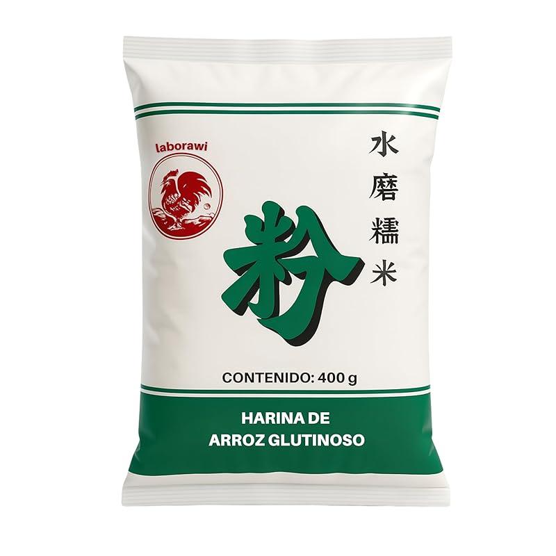 Mi experiencia con la harina de arroz glutinoso Laborawi de 400g.