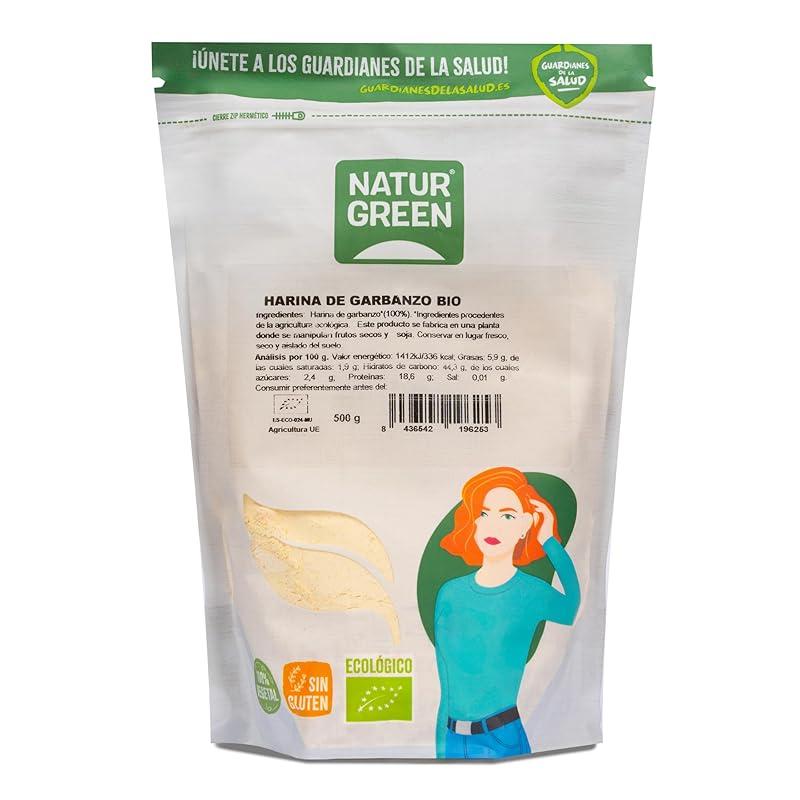 Mi experiencia con la harina de garbanzos bio de NaturGreen.